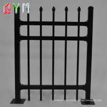 Square Tube Fence Picket Cheap Used Wrought Iron Fence for Sale